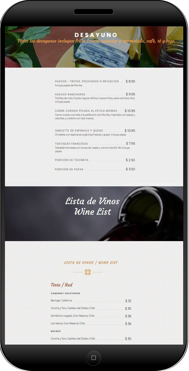 Talento Importado - Empresas - mymenuqr.com