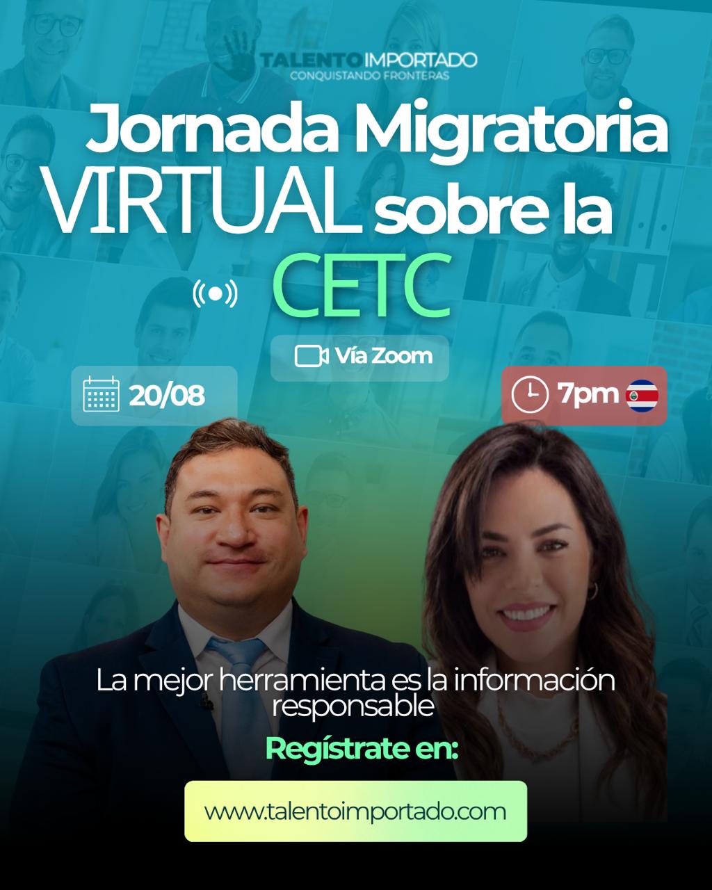 &iexcl;CONVOCATORIA ABIERTA | JORNADA MIGRATORIA VIRTUAL Y GRATUITA!